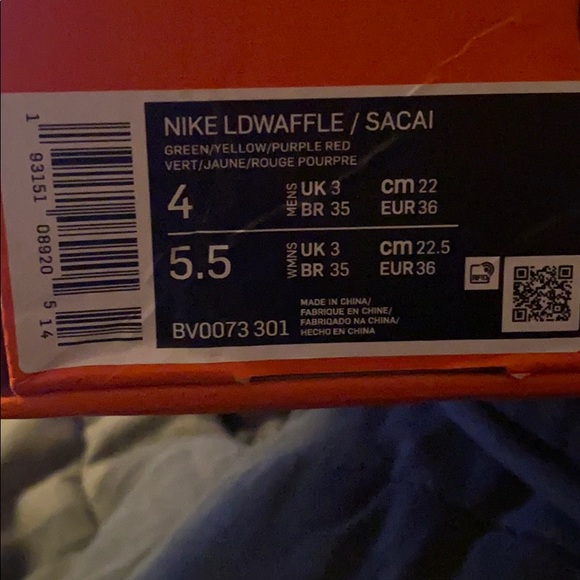 Nike LD waffle sacai Pine Green - Picture 5 of 6